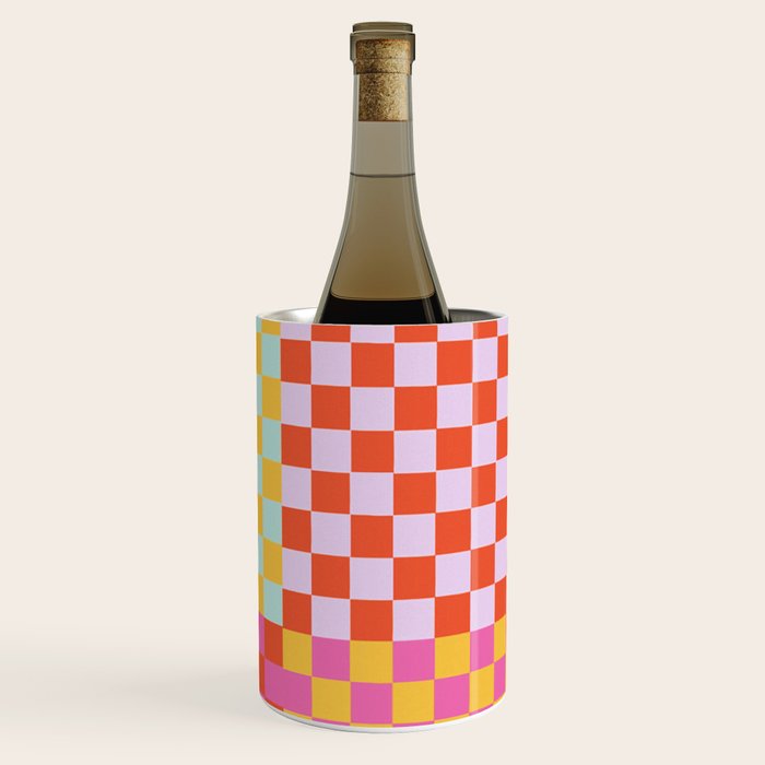 Happy patchwork Wine Chiller Gallery Image 2