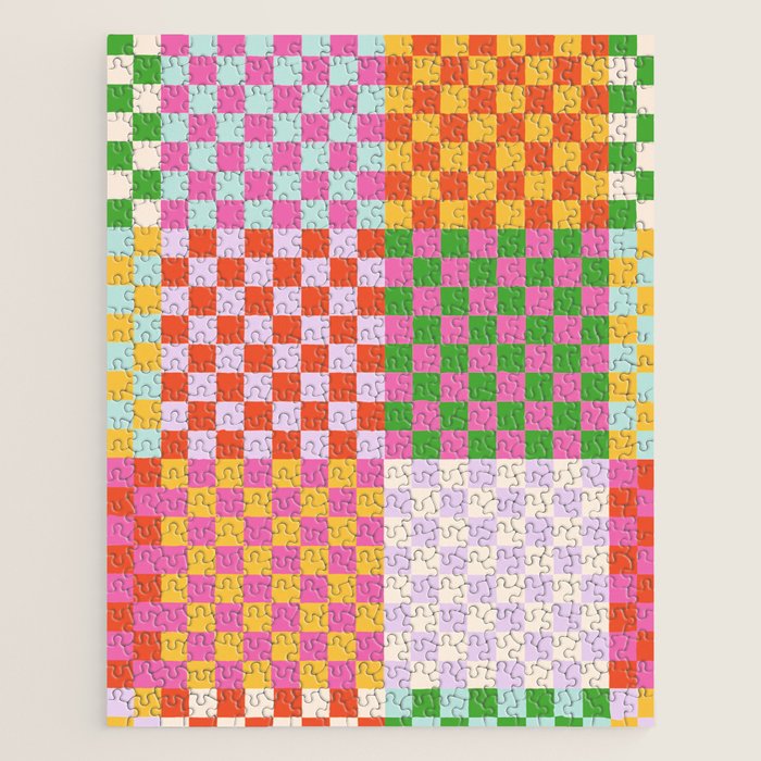 Happy patchwork Jigsaw Puzzle Gallery Image 1