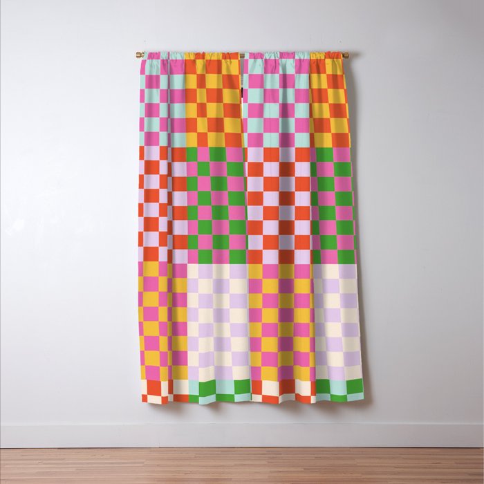 Happy patchwork Window Curtain Gallery Image 3