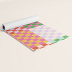 Happy patchwork Yoga Mat Gallery Image 2
