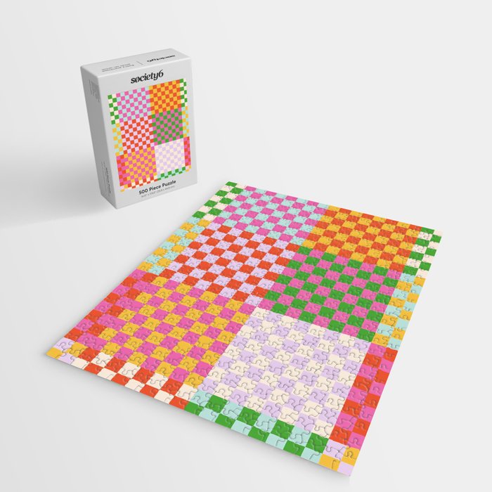 Happy patchwork Jigsaw Puzzle Gallery Image 2
