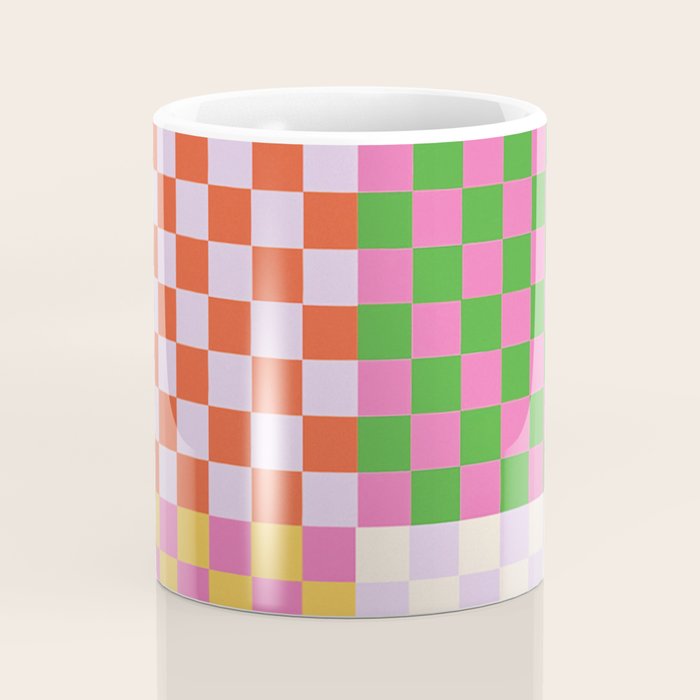 Happy patchwork Coffee Mug Gallery Image 4