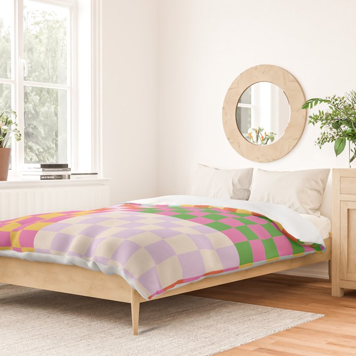 Happy patchwork Duvet Cover Gallery Image 2