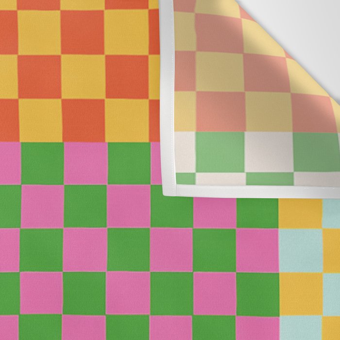 Happy patchwork Wall Tapestry Gallery Image 3