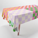 Happy patchwork Tablecloth Gallery Image 1
