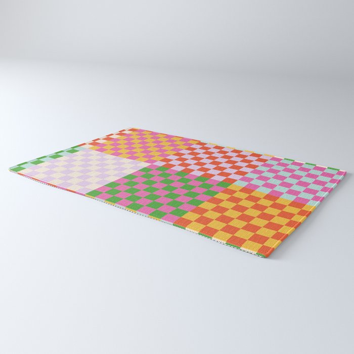 Happy patchwork Rug Gallery Image 3