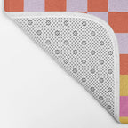 Happy patchwork Bath Mat Gallery Image 2