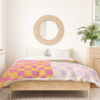Happy patchwork Duvet Cover Gallery Image 3