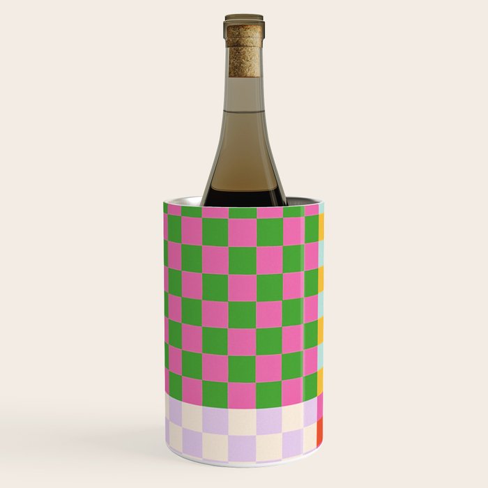 Happy patchwork Wine Chiller Gallery Image 3