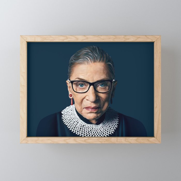 Ruth Bader Ginsburg Mini Art Print Gallery Image 1