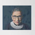 Ruth Bader Ginsburg Throw Blanket Gallery Image 2