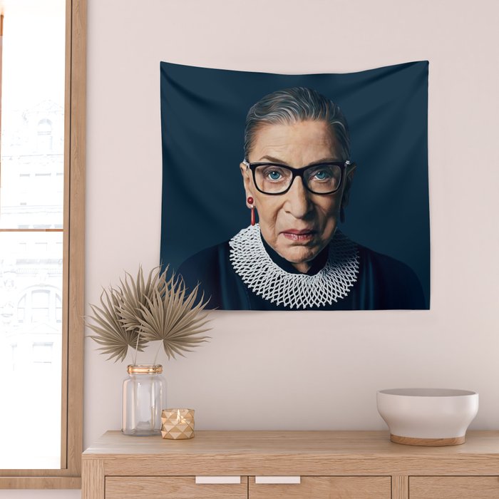 Ruth Bader Ginsburg Wall Tapestry Gallery Image 2