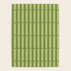Stripes and Dots geometric pattern sage green Poster Gallery Image 4