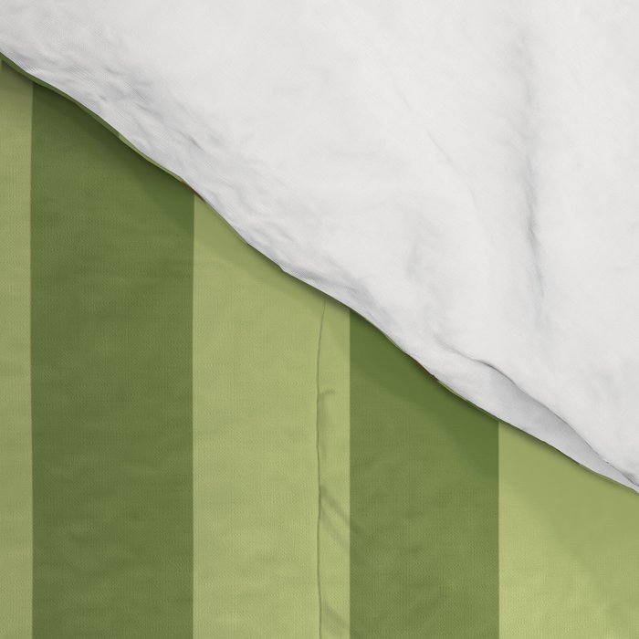 Stripes and Dots geometric pattern sage green Comforter Gallery Image 4