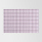 Lilac Gingham Check Rug Gallery Image 2