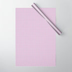 Lilac Gingham Check Wrapping Paper Gallery Image 1