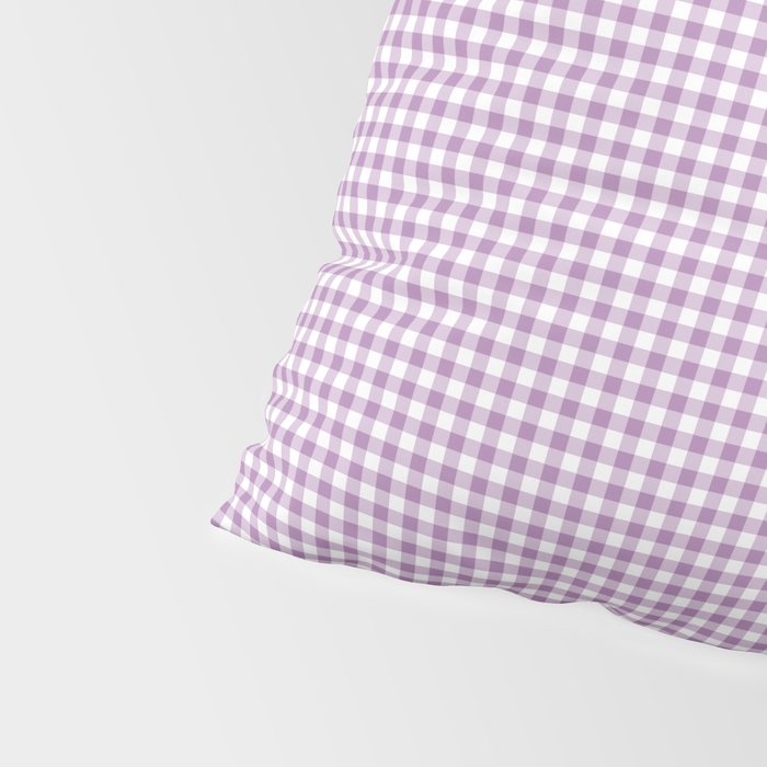 Lilac Gingham Check Pillow Sham Gallery Image 4