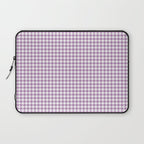 Lilac Gingham Check Laptop Sleeve Gallery Image 1