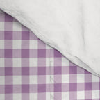 Lilac Gingham Check Comforter Gallery Image 4