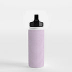 Lilac Gingham Check Water Bottle Gallery Image 2