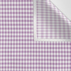 Lilac Gingham Check Wall Tapestry Gallery Image 3