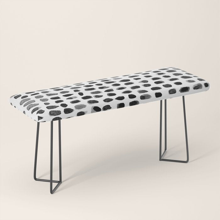 Dots (Black) Bench Gallery Image 1