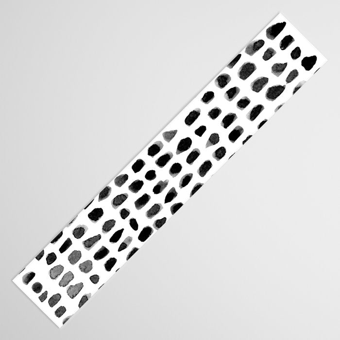 Dots (Black) Table Runner Gallery Image 3