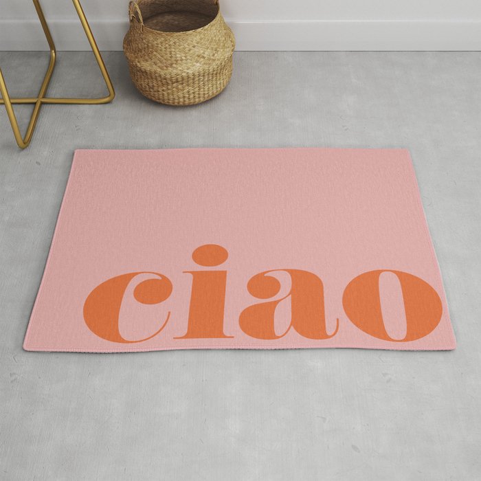 Ciao (Blush Orange) Rug Gallery Image 1