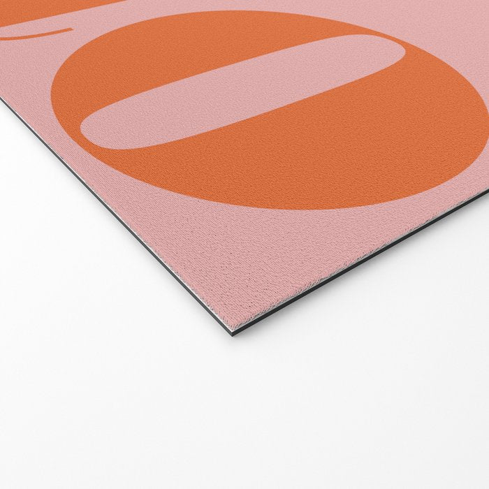 Ciao (Blush Orange) Welcome Mat Gallery Image 2
