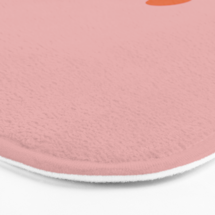 Ciao (Blush Orange) Bath Mat Gallery Image 3