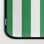 Green and White Stripes Laptop Sleeve Gallery Image 3