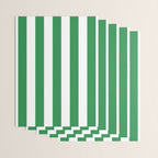 Green and White Stripes Wrapping Paper Gallery Image 3