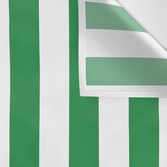 Green and White Stripes Wall Tapestry Gallery Image 3