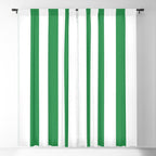 Green and White Stripes Window Curtain Gallery Image 5