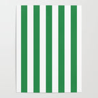 Green and White Stripes Poster Gallery Image 4