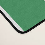 Green and White Stripes Desk Mat Gallery Image 4