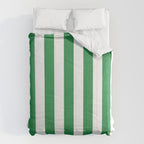Green and White Stripes Comforter Gallery Image 6