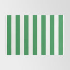 Green and White Stripes Rug Gallery Image 2
