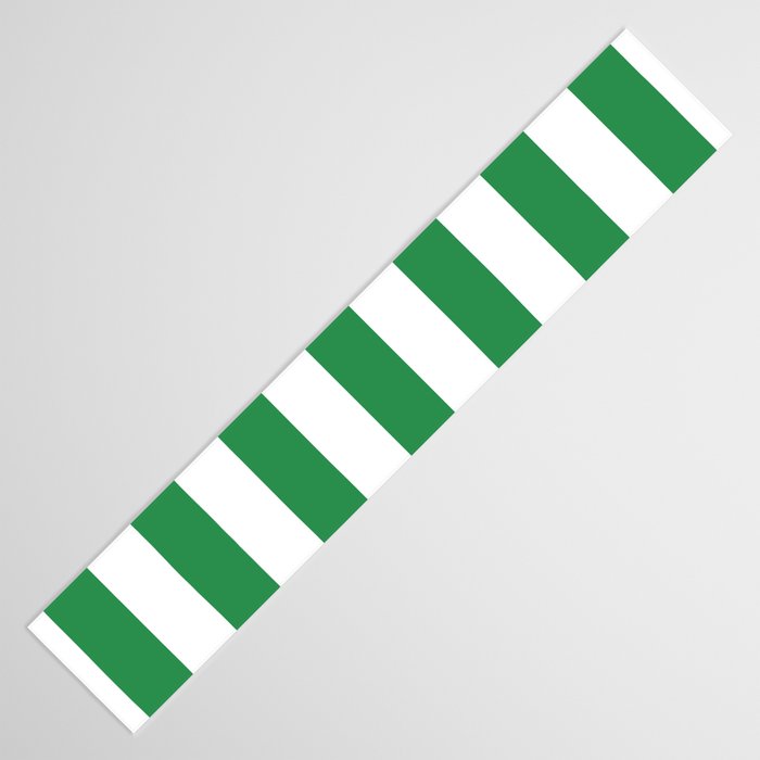 Green and White Stripes Table Runner Gallery Image 3