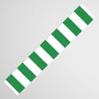 Green and White Stripes Table Runner Gallery Image 3