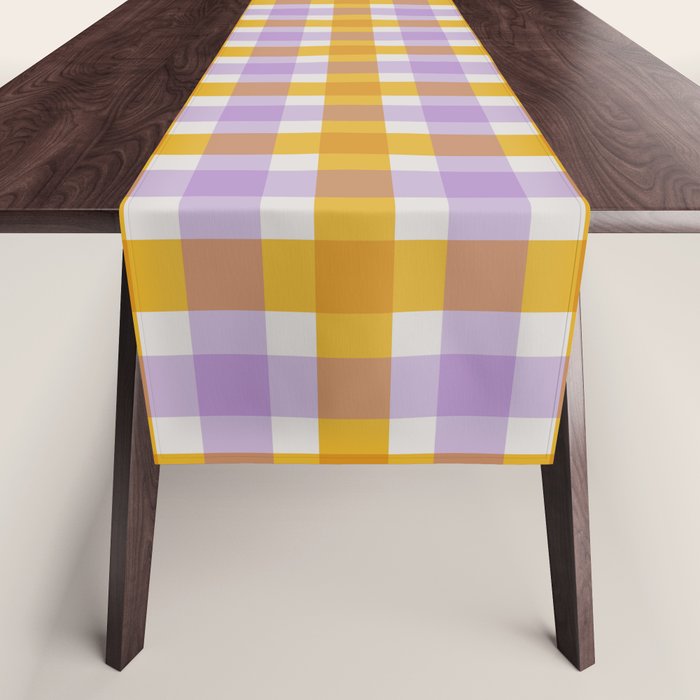 Soothing Geometric Blocks PY Table Runner Gallery Image 1