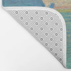 Claude Monet beach Bath Mat Gallery Image 2