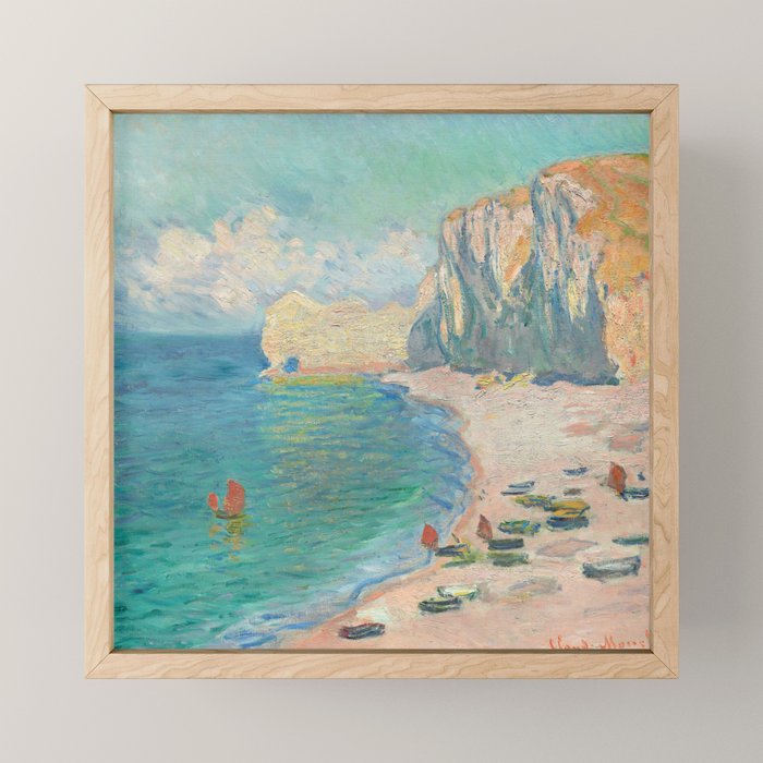 Claude Monet beach Mini Art Print Gallery Image 1