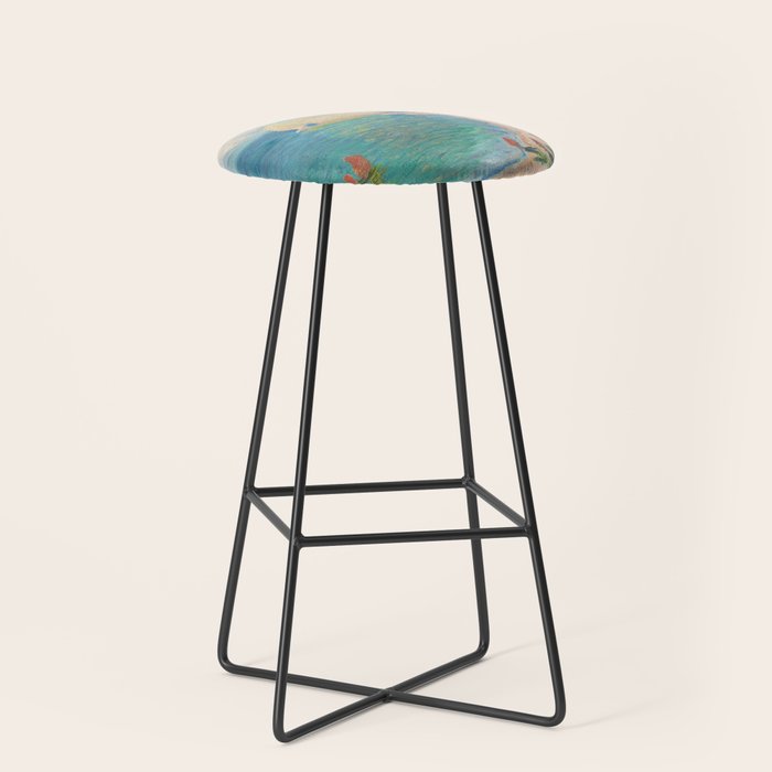 Claude Monet beach Stool Gallery Image 1
