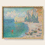 Claude Monet beach Serving Tray Gallery Image 1