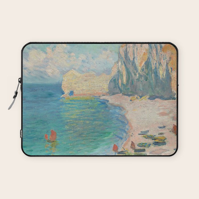Claude Monet beach Laptop Sleeve Gallery Image 1