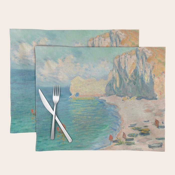Claude Monet beach Placemat Gallery Image 1