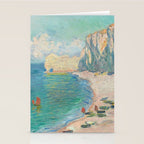 Claude Monet beach Stationery Card Gallery Image 2