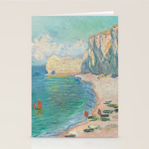 Claude Monet beach Stationery Card Gallery Image 2