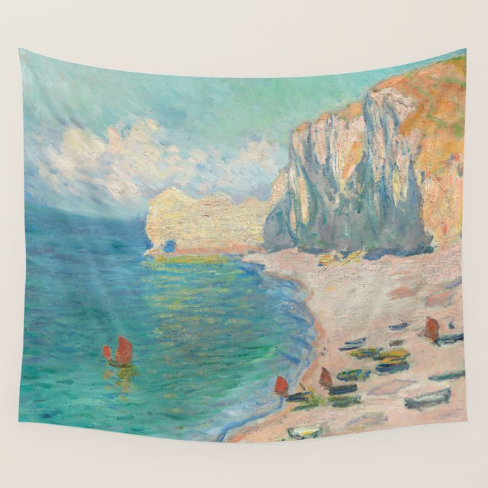Claude Monet beach Wall Tapestry Gallery Image 4